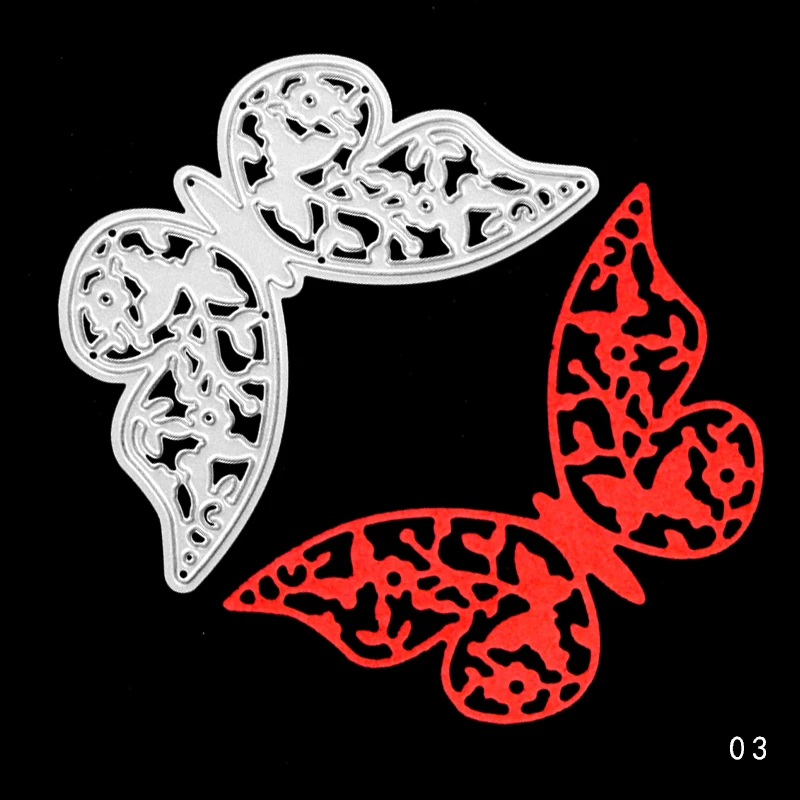 

Beautiful butterfly Metal Cutting Dies Scrapbooking Embossing Dies DIY Decorative Cards Cutting Dies Cut Stencils