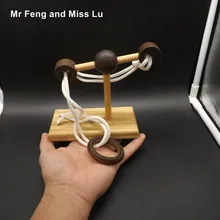 Детские игрушки трехмерное космическое решение веревка головоломка обучение интеллект подарок креативная игра