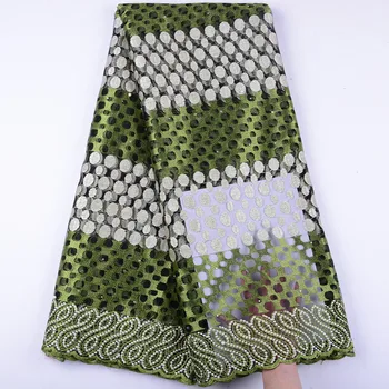 

Best African Lace Fabric 2019 High Quality French Mesh Lace Fabric Nigeria Lace Fabric Material For Party Dress Y1508