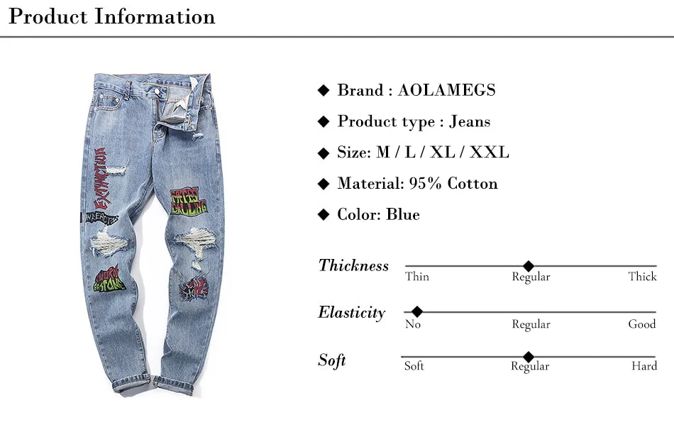 Aolamegs байкерские джинсы, Мужские Светоотражающие джинсы с дырками, мужские винтажные обтягивающие джинсы, мешковатые брюки, джинсы, модная уличная одежда, осень