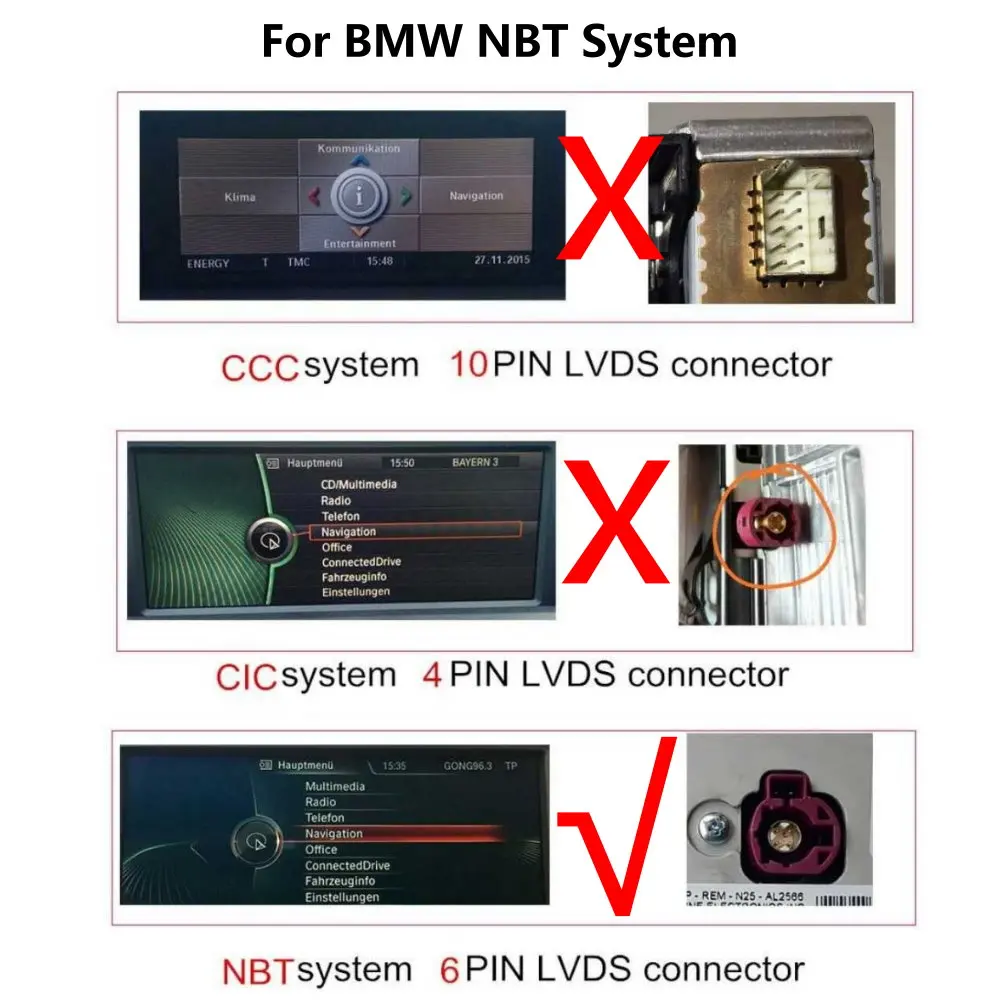 Liislee Original Screen Update System For BMW X3 F25 2013~2017 NBT System / Reversing Module + Rear Camera / Decoding Track Box