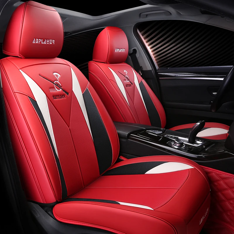 

For Mazda 3/6/2 MX-5 CX-5 CX-7 Universal Cushions 9D Full-Enclosed Design Car Seat Cover Senior Leather Car Seat Protector