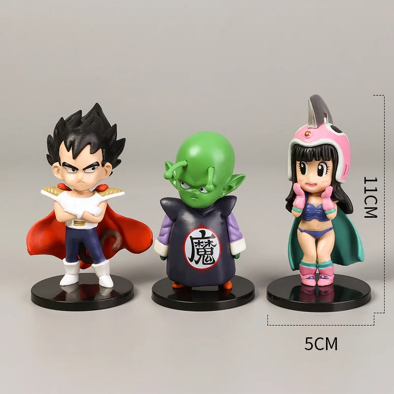 HOT Dragon Ball Z Goku PVC Figures Toy 1pcs PVC Anime Figure DBZ Collection Model Son Goku Super SaiYan Mark Karin Gotenks