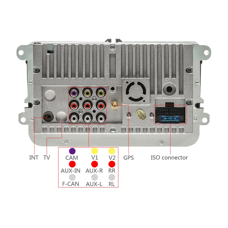 Best 7 inch Car Multimedia player 2 Din Car DVD Rear View Mirror Monitor Camera Video Auto Parking Assistance Night Vision Reversing 2