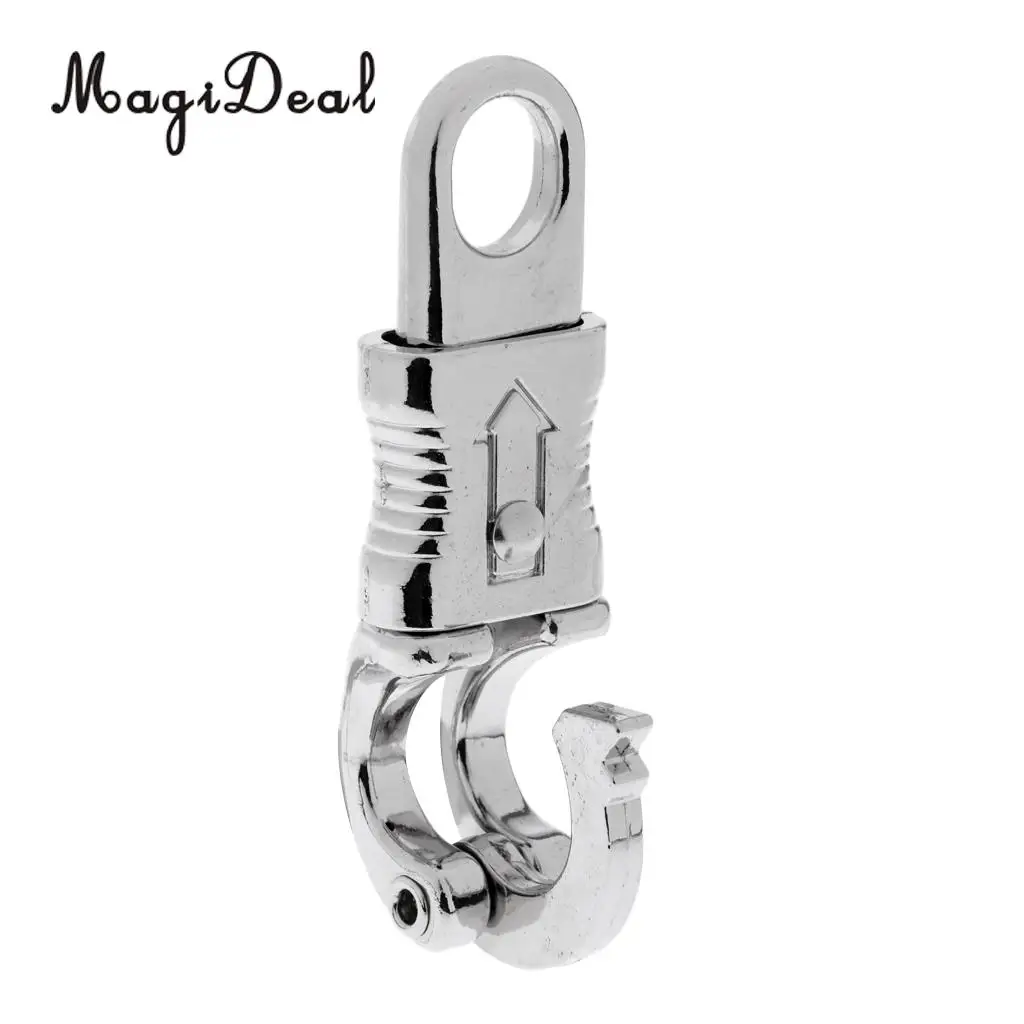 MagiDeal 5pcs Premium Quality 100mm Alloy Equestrian Panic Hook Quick Release Clip