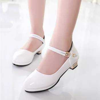 

Girls 'Shoes 2018 Spring and Autumn New Children's High Heel Shoes Dance Performance Shoes Wholesale