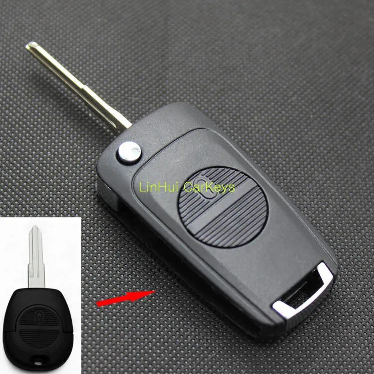 

PINECONE Key Case for NISSAN CEFIRO 2 Buttons Remote Key Modified Blank Key Shell Cover With A32 Blade 1 PC