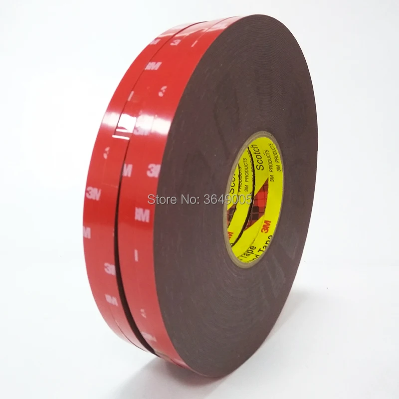 10mm*33m 5pcs/lot 3M 4229 Double Coated Adhesive Acrylic Foam Tape For Automotive Exterior Trim