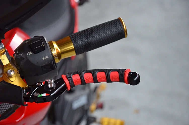 Motorcycle Accessories Universal Moto E-bike Scooter Handlebar Moto Horn Corner Handle Slip Rubber Sleeve Handle Brake Grips