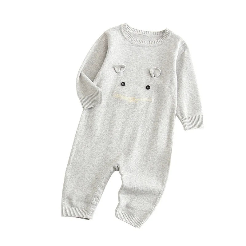 Baby Rompers Knitted Autumn Cotton Jumpsuit for Newborn Boy Girl Clothes One Piece Children' Overalls Toddler Kids Outfits 0-24M