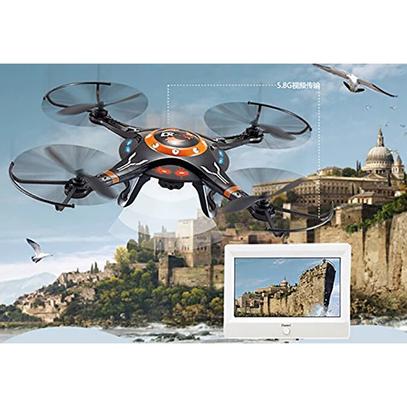 

Cheerson CX-32S 5.8G FPV Rc Helicopter Quadcopter With 2.0MP 720P HD Camera 4 CH 2.4GHz 6 axis Drone Helicopter