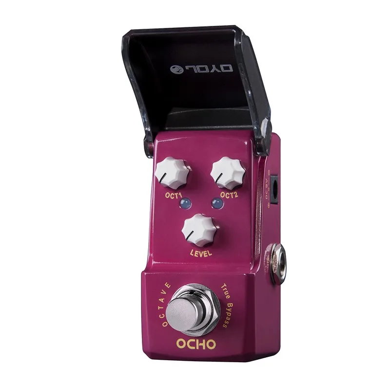 JOYO JF-330 OCHO Octave Effect гитарная педаль True Bypass дизайн фиолетовый Электрический аксессуар для гитары мини Stompbox педаль de guitar ra