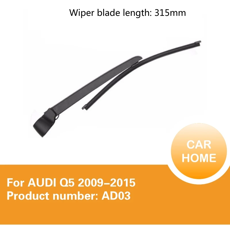 09 15 Rear Window Wiper Blade Set New For AUDI Q5 OE8R09554071P9wiper