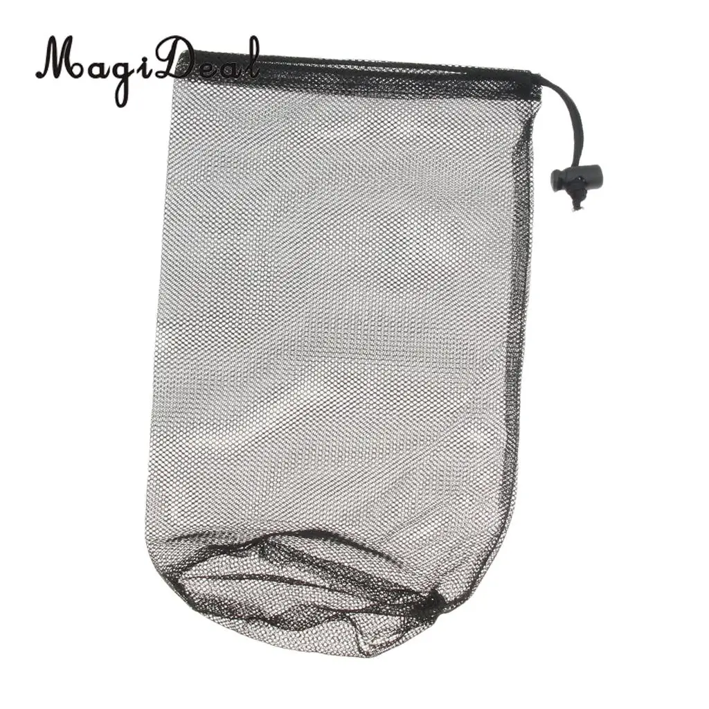 None Ultralight Mesh Stuff Sack Drawstring Storage Bag for Travel Camping Hiking, Outdoor Portable Polyester Pouch