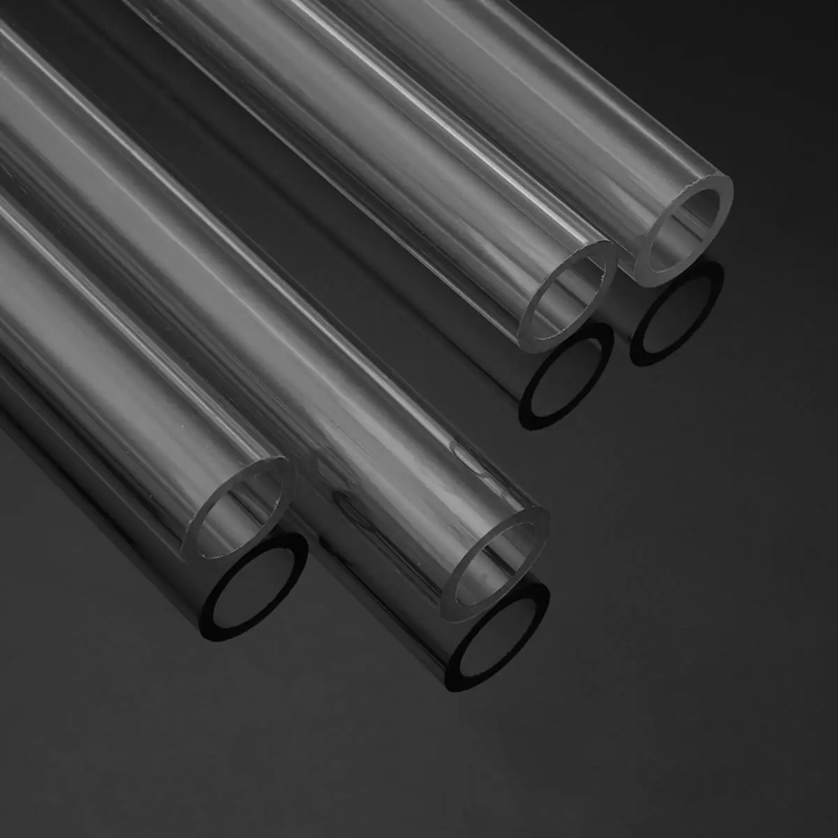 

Good Hardness 4pcs 500mm PETG Tubing Rigid Hard Tubes 10/14mm Clear Bending Hard Tubing Hose