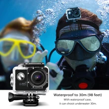 SOOCOO C10S Action Sports Cam Waterproof Camera with Wifi Full-HD 1080p 12MP 2.0 LCD 170 Degree Wide Lens(Extra Monopod)