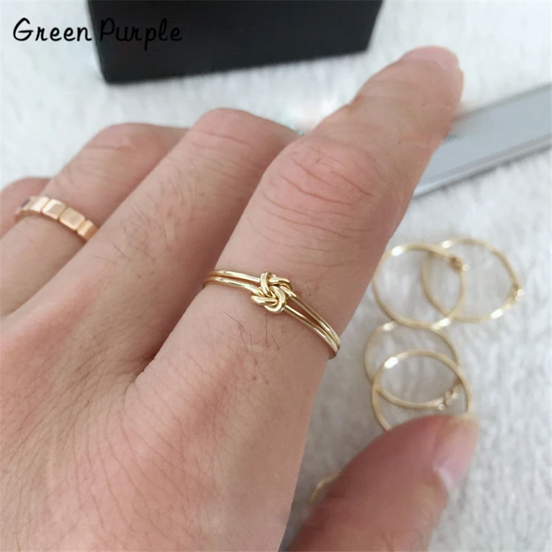 Кольца с узлом на костяшки золотые ювелирные изделия Женское кольцо женские