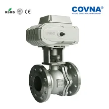 ANSI моторизованный фланцевые шаровой кран с хорошей цены