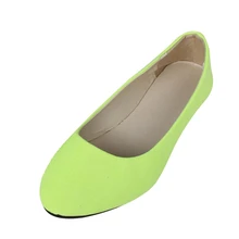Xemonale Woman Shoes For Spring Casual Solid PU Ballet Flats Candy Colors Fashion Shoes Woman Size 35-41 XWD1615