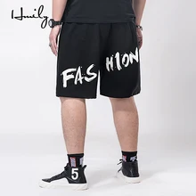 HMILY, мужские повседневные шорты, свободные, эластичная талия, дышащие, летние, мешковатые шорты для мужчин, больших и высоких мужчин размера плюс, 7XL, 5XL, 4XL, 3XL, XXL