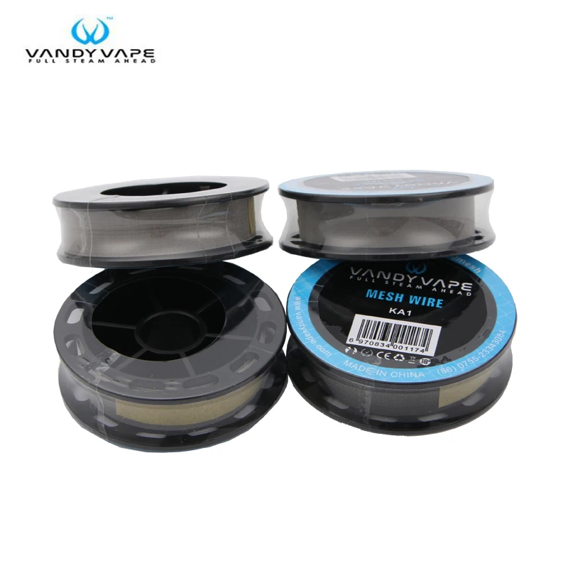 

Original 5ft Vandy Vape Mesh Wire KA1 80mesh / Ni80 100mesh SS316L 150 200mesh Coil Wire For E-Cigarettes Mesh RDA RTA Atomizer