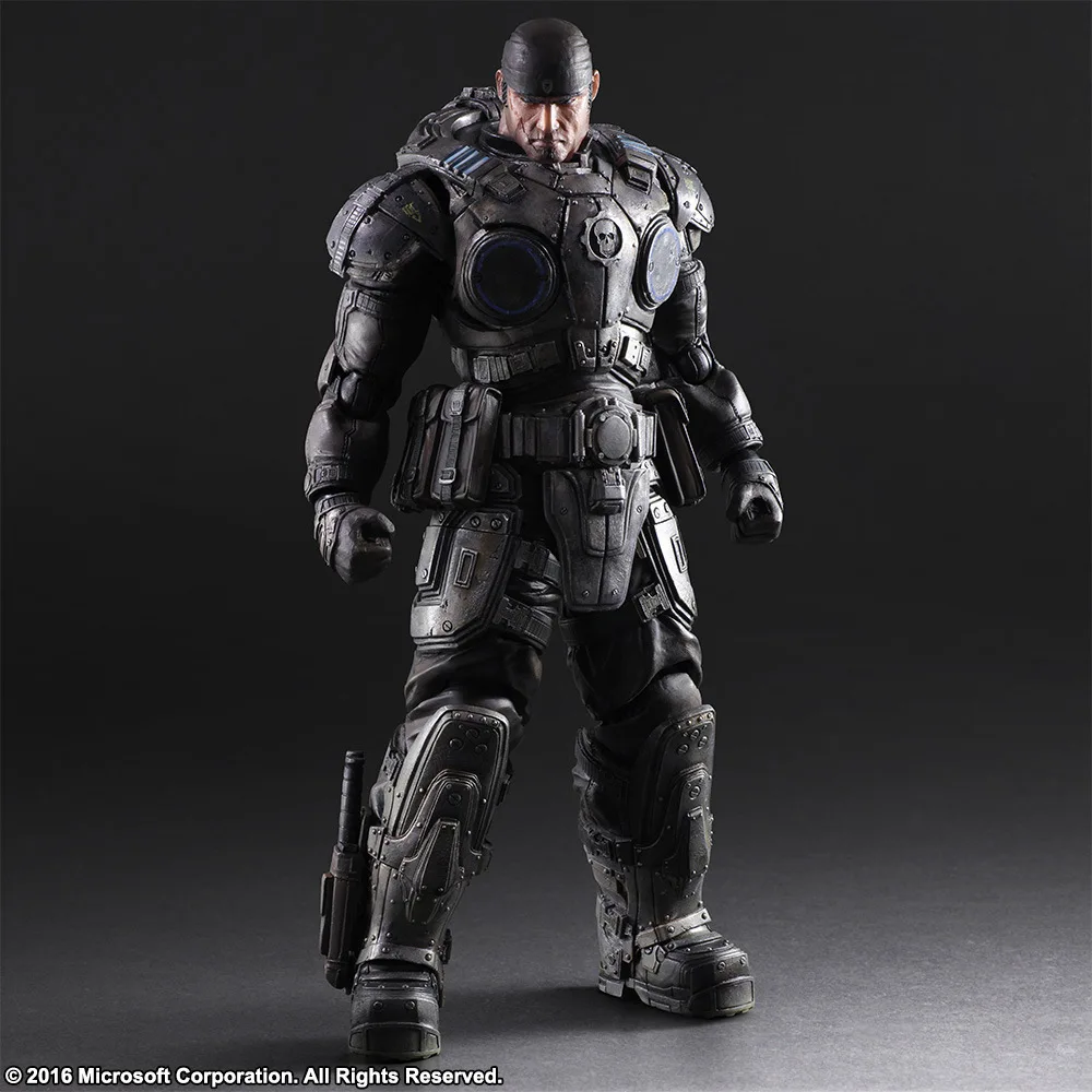 

Play Arts Marcus Fenix Game Gears of War 3 War Machine PA Play Arts Kai 27cm PVC Action Figure Doll Toys