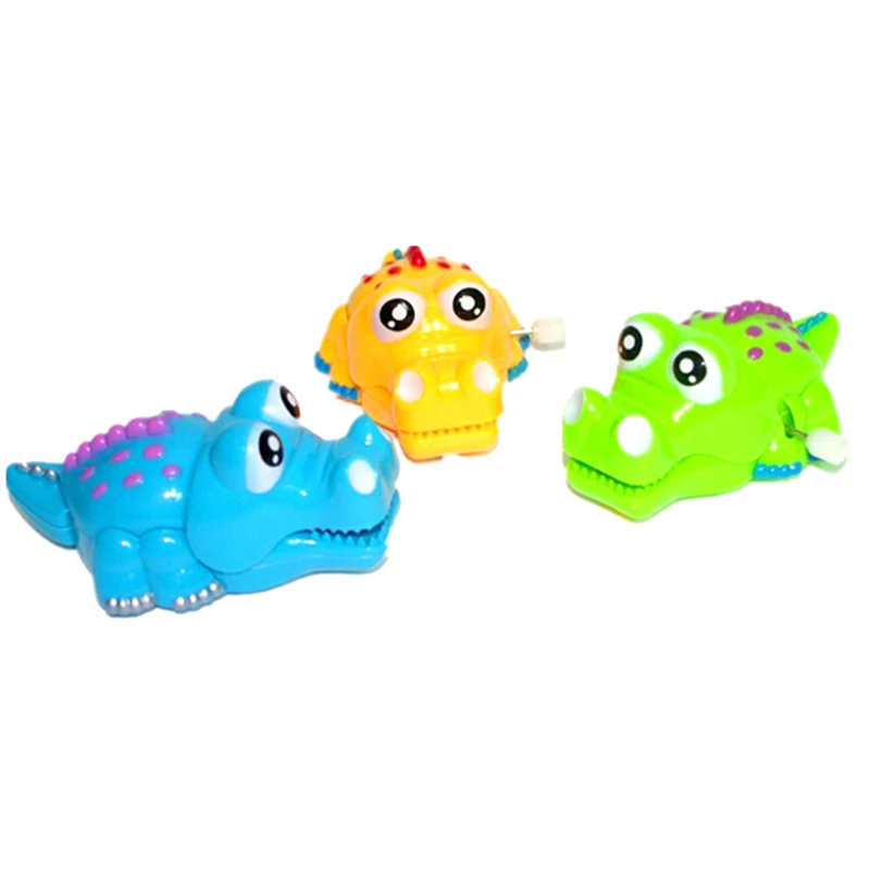 Мультфильм аллигатора Заводной Крокодил ветра до игрушки развивающие игрушки многоцветный животных игрушки для купания ребенка Дети