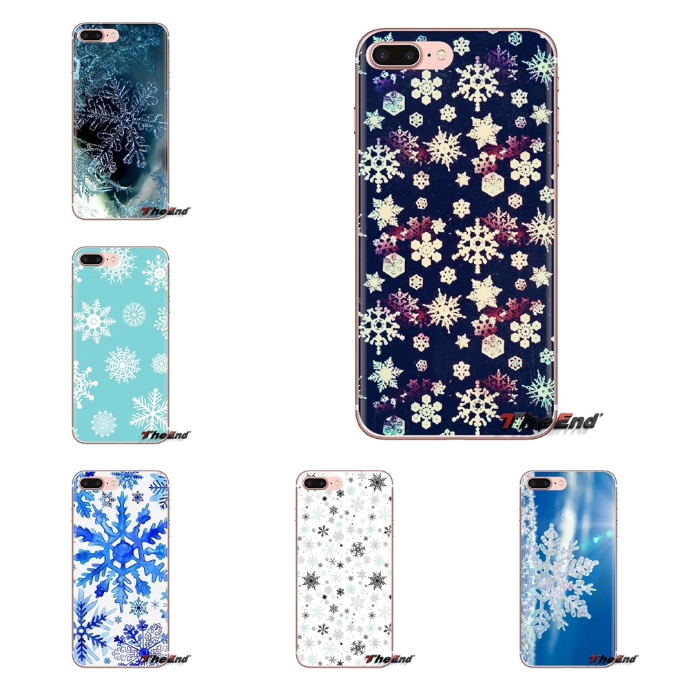 

For Xiaomi Mi4 Mi5 Mi5S Mi6 Mi A1 A2 5X 6X 8 9 Lite SE Pro Mi Max Mix 2 3 2S Soft Case Covers new year snowflake Brand Christmas