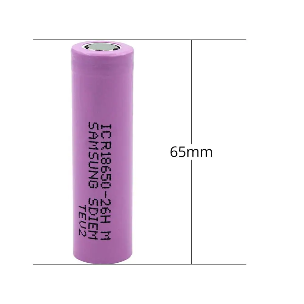 ICR 18650 аккумуляторная батарея ICR 18650-26hm 3,7 V 2600mAh литий-ионная батарея для Оригинальная батарея Samsung электроинструмент батарея