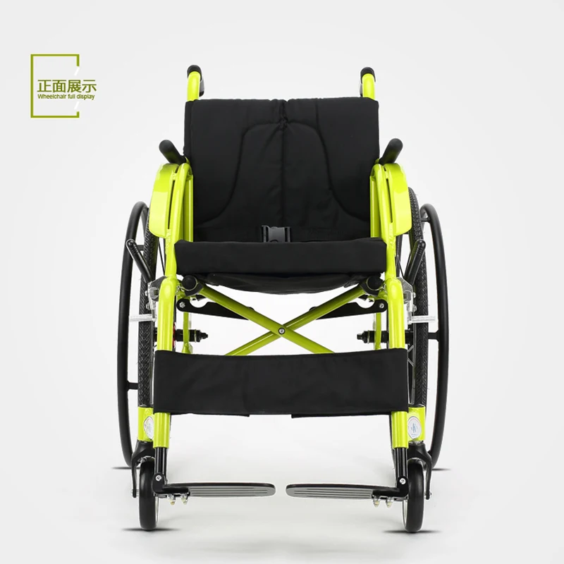  Kai Yang Leisure Type Sports Wheelchair Aluminum Convenient Foldable Frame Rear Wheel Damping Wheel
