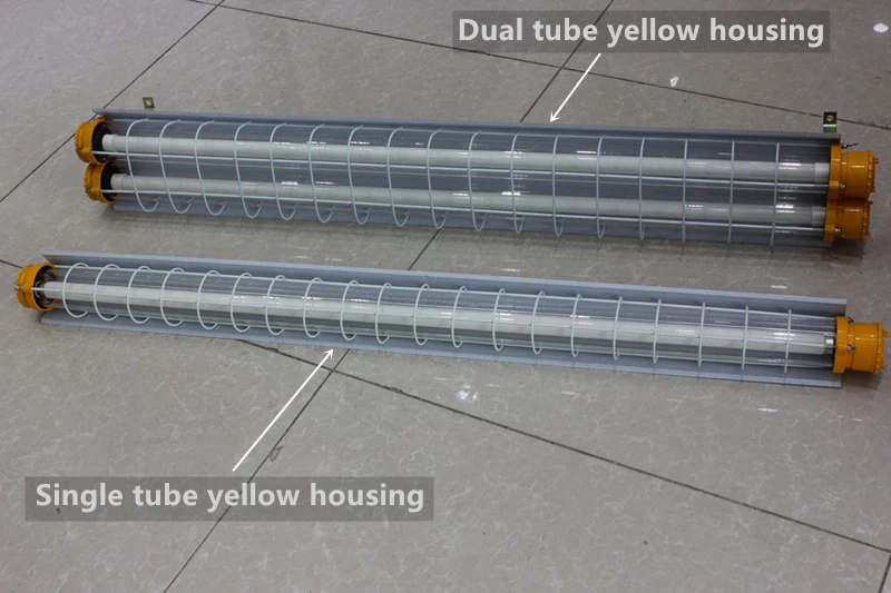 Professional design ATEX certified explosion proof LED tube fixture 2ft 4ft zone 1 explosion proof linear led lights