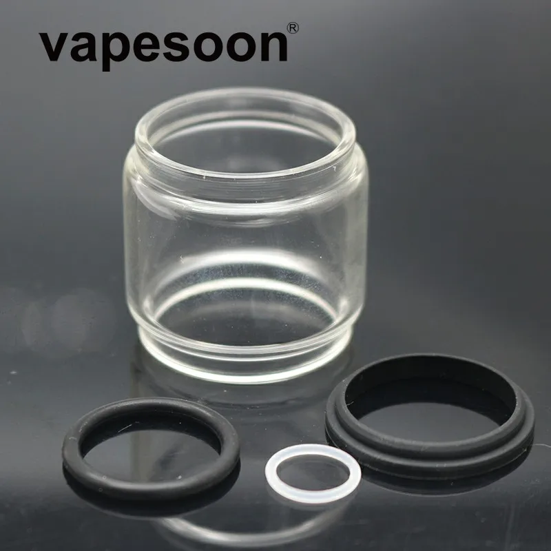 

1pcs Replacement Pyrex Glass Tube 5ml/7ml + 1 set Oring seal ring for Horizon Falcon Tank Atomizer