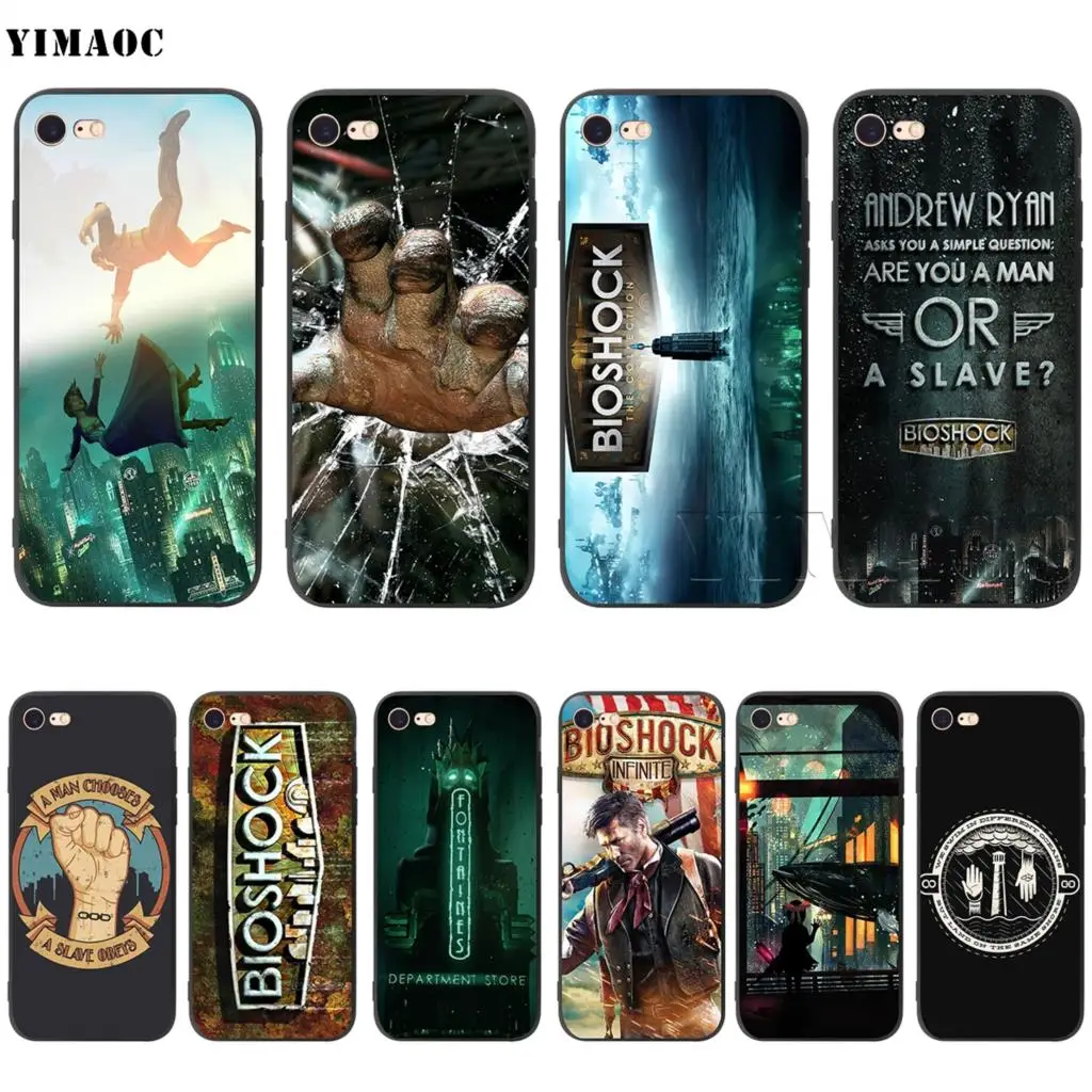 

YIMAOC Bioshock Silicone Soft Case for iPhone 11 Pro XS Max XR X 8 7 6 6S Plus 5 5S SE