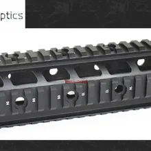Векторная оптика AR15 M4 M16 223 5,56 плавающая защита рук средняя длина Quad Rail Mount система с черными резиновыми крышками