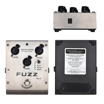 

BIYANG FZ-7 Tonefacier Series 3 Modes Fuzz Guitar Effect Pedal True Bypass Full Metal Shell with mirror finished surface