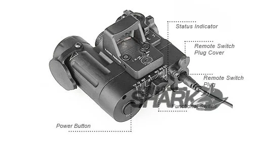 TRIJICON DBAL-D2 Двойной лазерный луч с красным w/IR светодиодный осветитель класс 1 охотничий светильник для оружия Пейнтбол Аксессуар HS15-0088