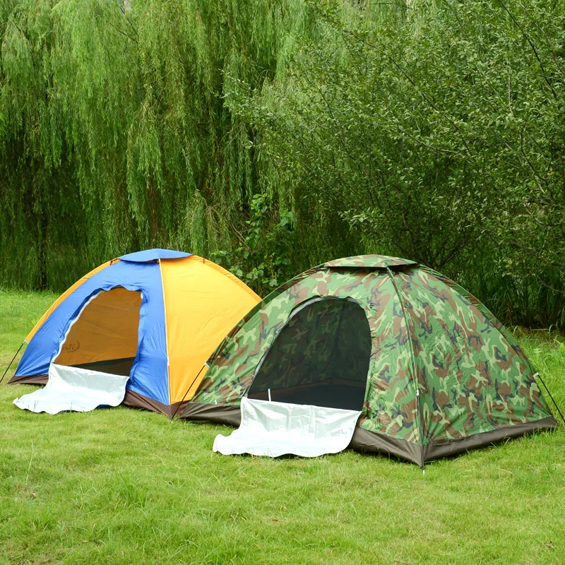 Waterproof 2 Person Single Layer Camping Tents Spring Summer Autumn