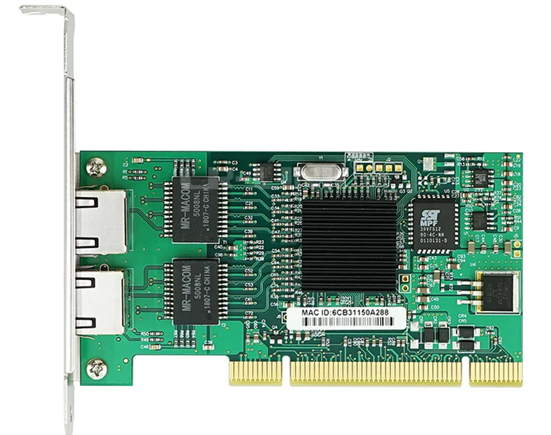 LR-LINK 7212MT PCI двойной RJ45 Порты и разъёмы Gigabit Ethernet Lan сетевая карта 10/100/1000 Мбит/с для Intel 82546 8492MT Совместимость