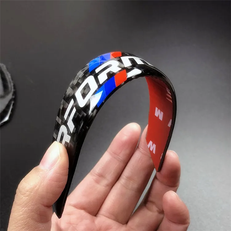 4PCS car door protector carbon fiber door side stickers car Anti-collision Strips Sticker for bmw e90 e46 f30 f10 X1 X3 X5 X6 (2)