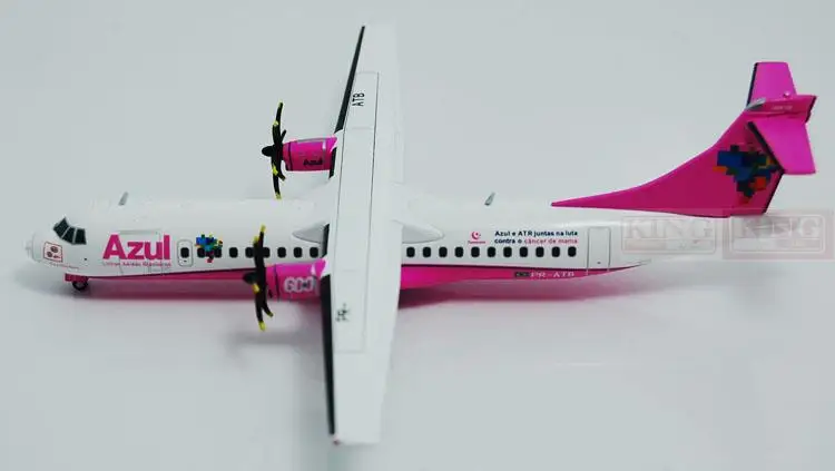 Предложение: крылья XX2705 специальный Azul ATR-72-600 PR-ATB JC розовый 1:200 коммерческих jetliners модель самолета хобби