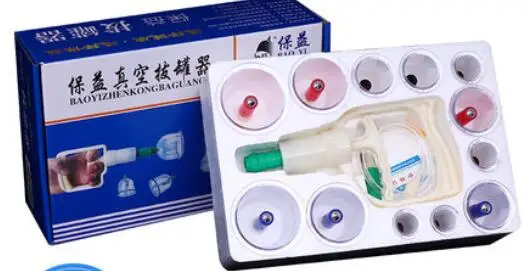 Корпус иглоукалывания массажный вакуумный cupping appartus 24 cupping tank cupping инструмент для обработки - Цвет: 12 cup type