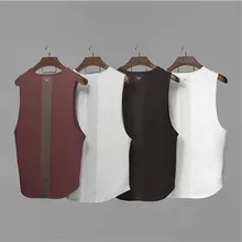 Одежда для бодибилдинга, майка, мужская майка для фитнеса, майка без рукавов, хлопковая майка, брендовая майка для мальчиков