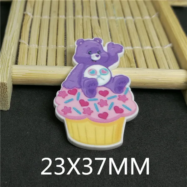 

Free shipping 25pcs/lot 23*37MM cartoon planar resin