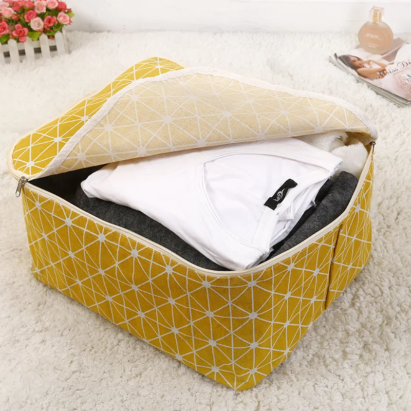 Finishing Bag Fabric Quilt Dust Bag Clothes Storage Bag For Outdoor Moving Tool