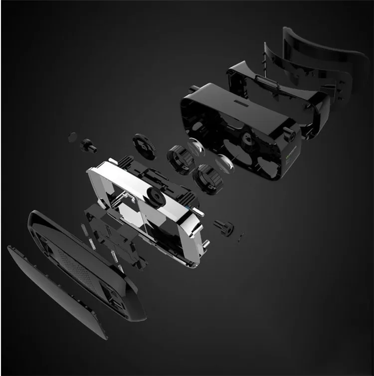 Real 3D Glasses Cardboard!Adjustsble 3D VR Box Virtual Reality Movie Game Glasses For 4.7-6.0 inch Phone + Bluetooth Remote Control (12)