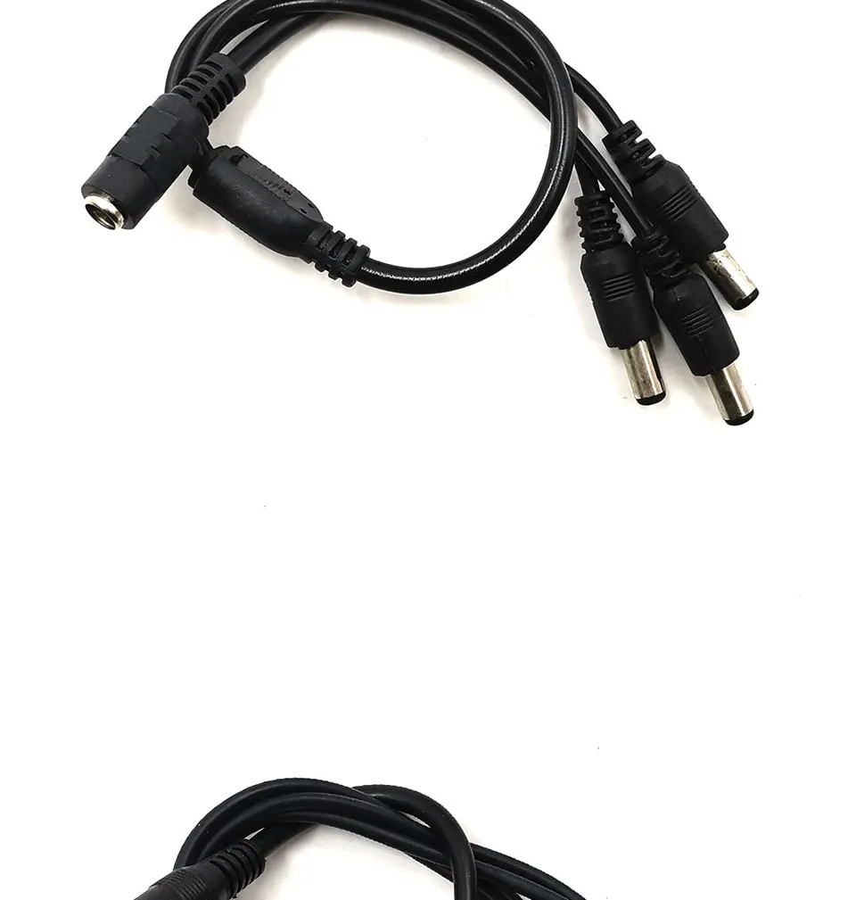 dc connector plug 1 femal to 2 3 4 5 8 male plug  Jack Splitter Adapter cable (8)