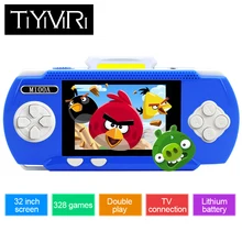 Mini Child Classic Video Game Player Portable 3.2 inch Color PVP Handheld Game Player Built-in 328 Game Kid Games Console