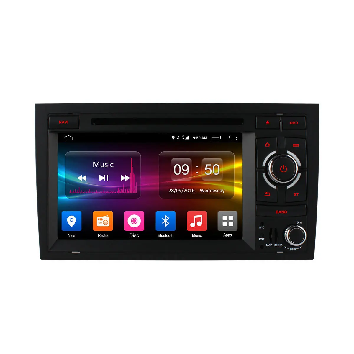 Clearance for Audi A4 2002 2003 2004 2005 2006 2007 2008 Car Intelligent Multimedia Player Vehicle Android Unit Radio DVD Stereo Audio DVR 2