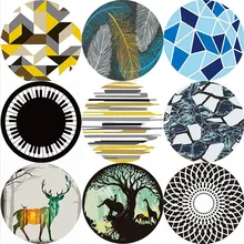 1 шт. круглый ковер подушки спальня искусственный гостиная коврики диван офисные кухня ковры чайный коврик для стола компьютер палатка коврики