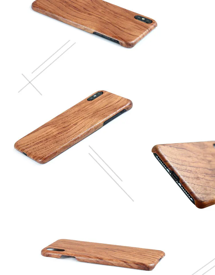 For Apple iPhone 14 Pro 13 12 Mini 11 Pro X XS Max XR walnut Enony Wood Rosewood MAHOGANY Wooden Back Case Cover